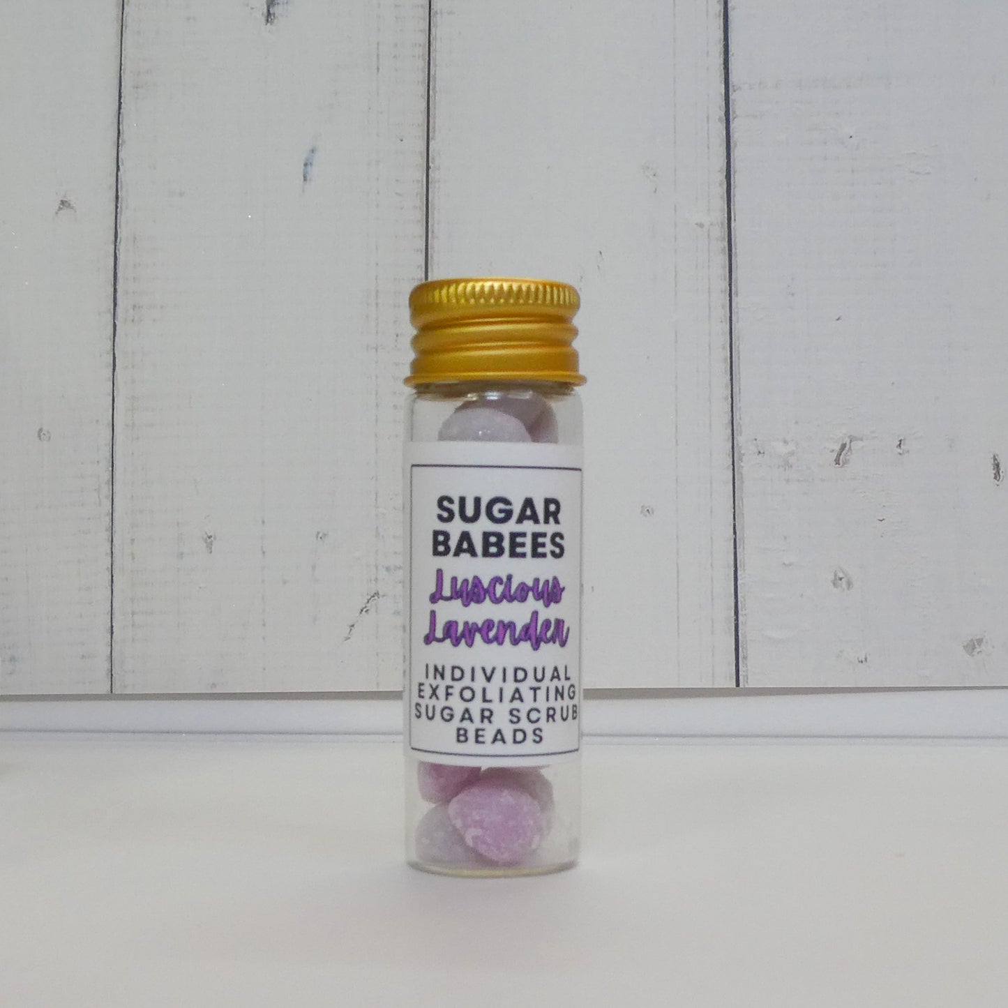 Luscious Lavender Exfoliating Sugar Scrub-handmade, all-natural exfoliating scrub beads