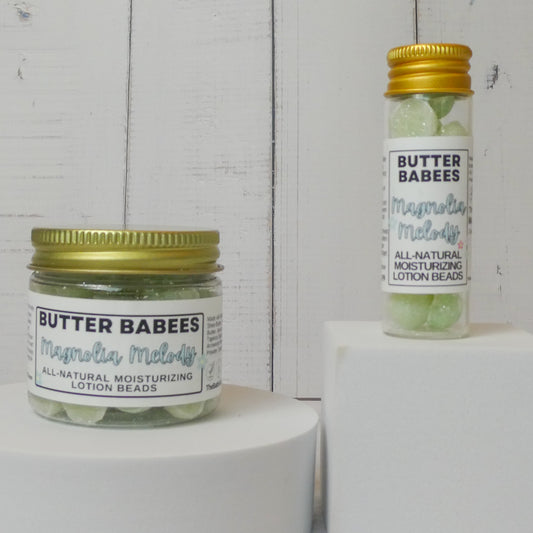 Magnolia Melody Shea Butter handmade, all-natural moisturizing lotion beads
