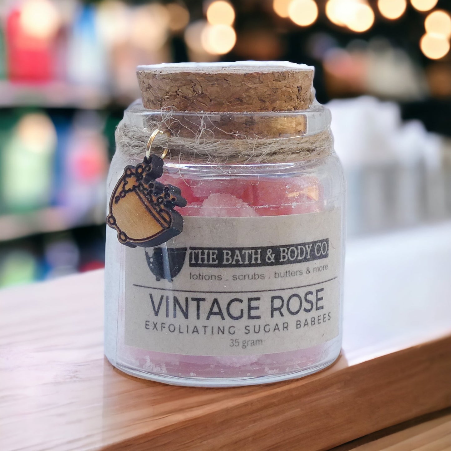 “Vintage Rose” Exfoliating Sugar Babees
