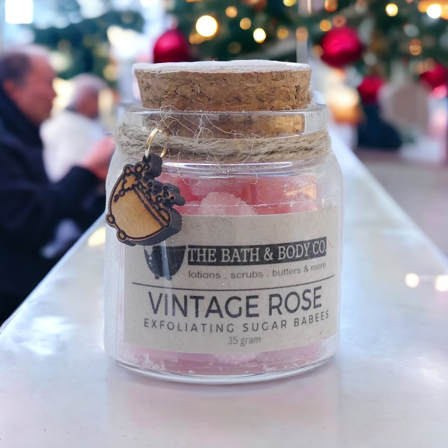 “Vintage Rose” Exfoliating Sugar Babees