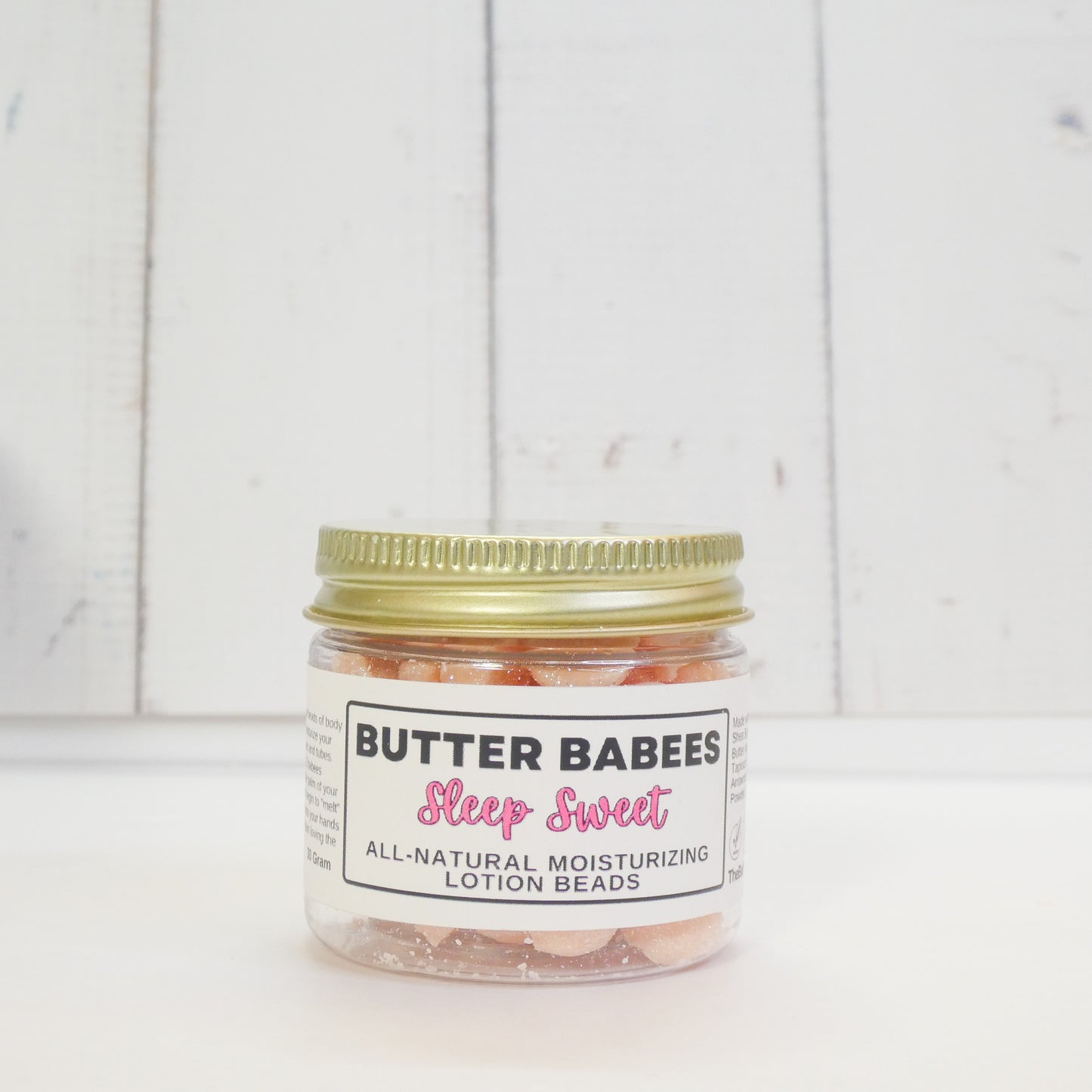 Sleep Sweet Shea Butter handmade, all-natural moisturizing lotion beads