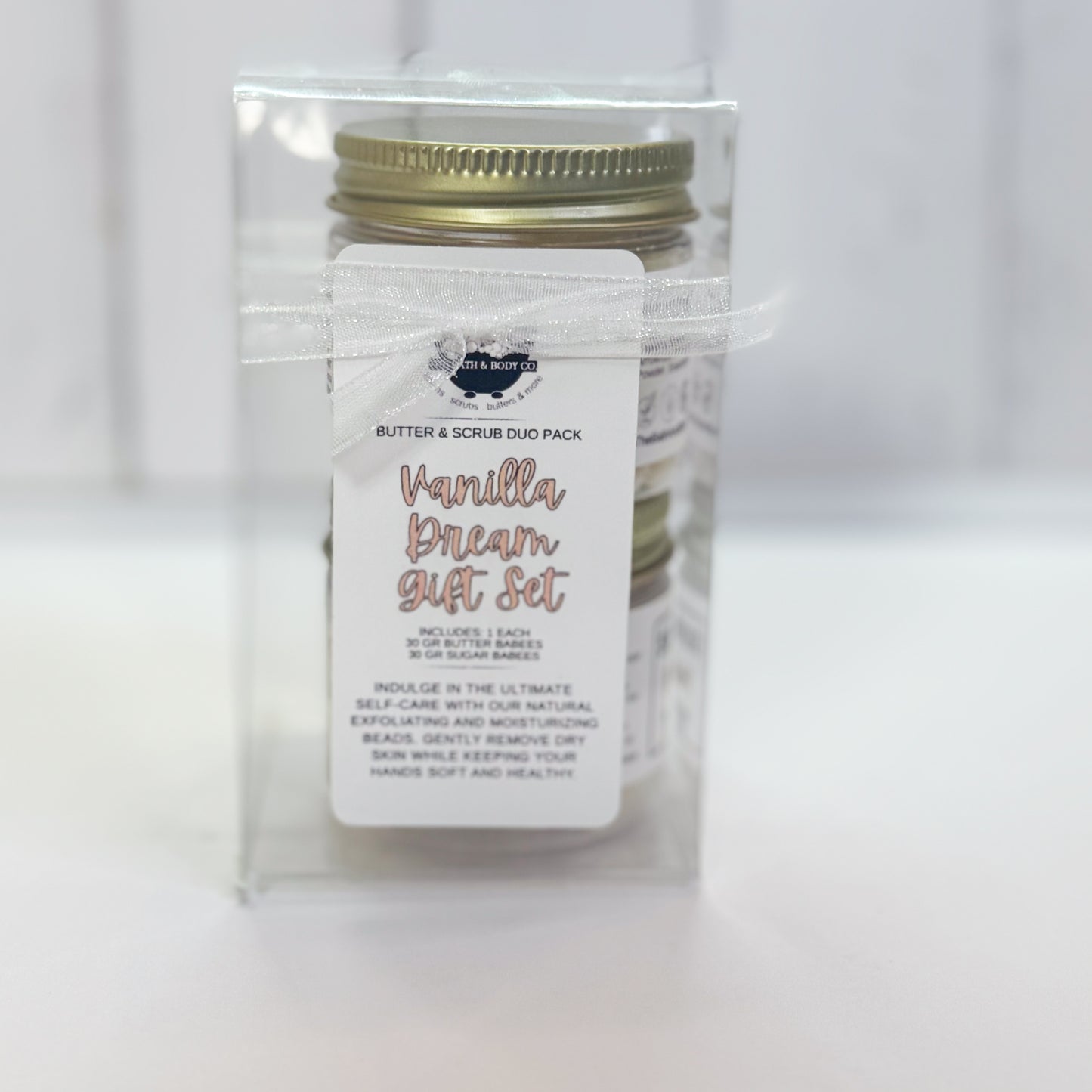 Duo Pack Gift Set lotion, exfoliant, natural, handmade