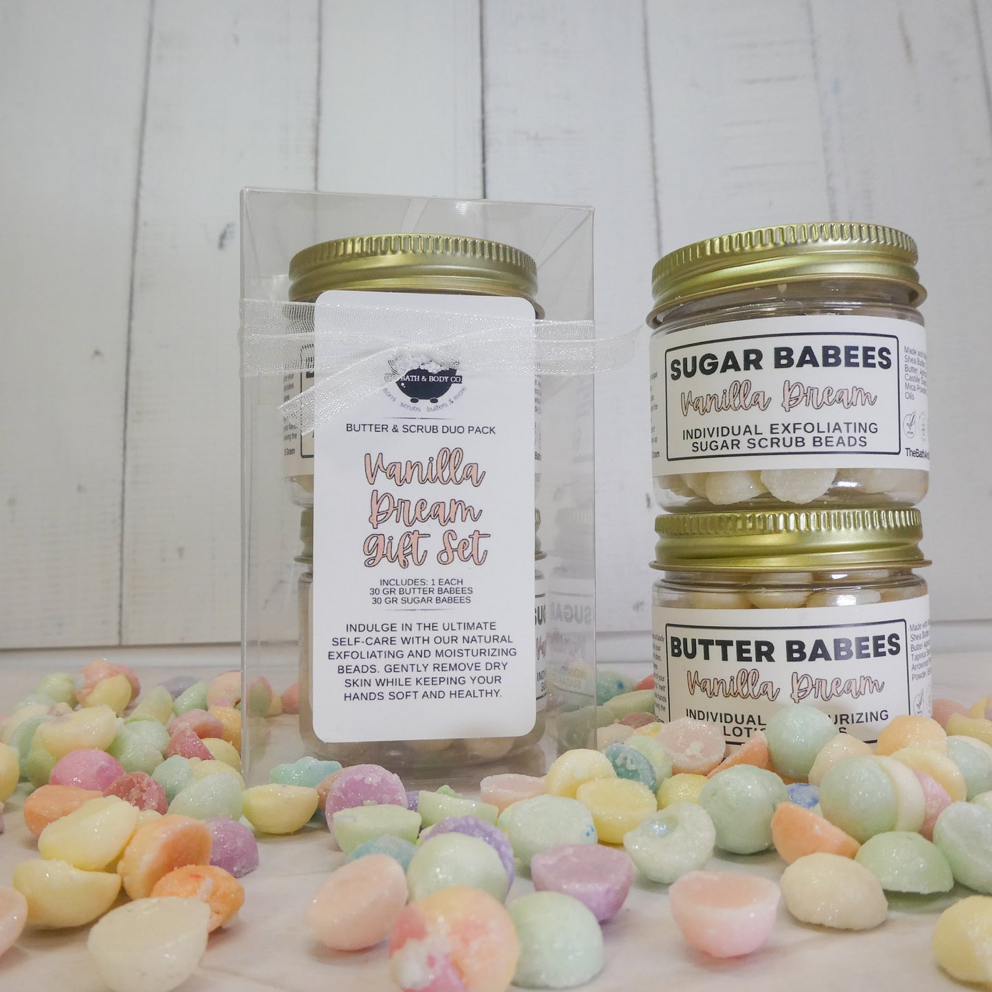 Duo Pack Gift Set lotion, exfoliant, natural, handmade