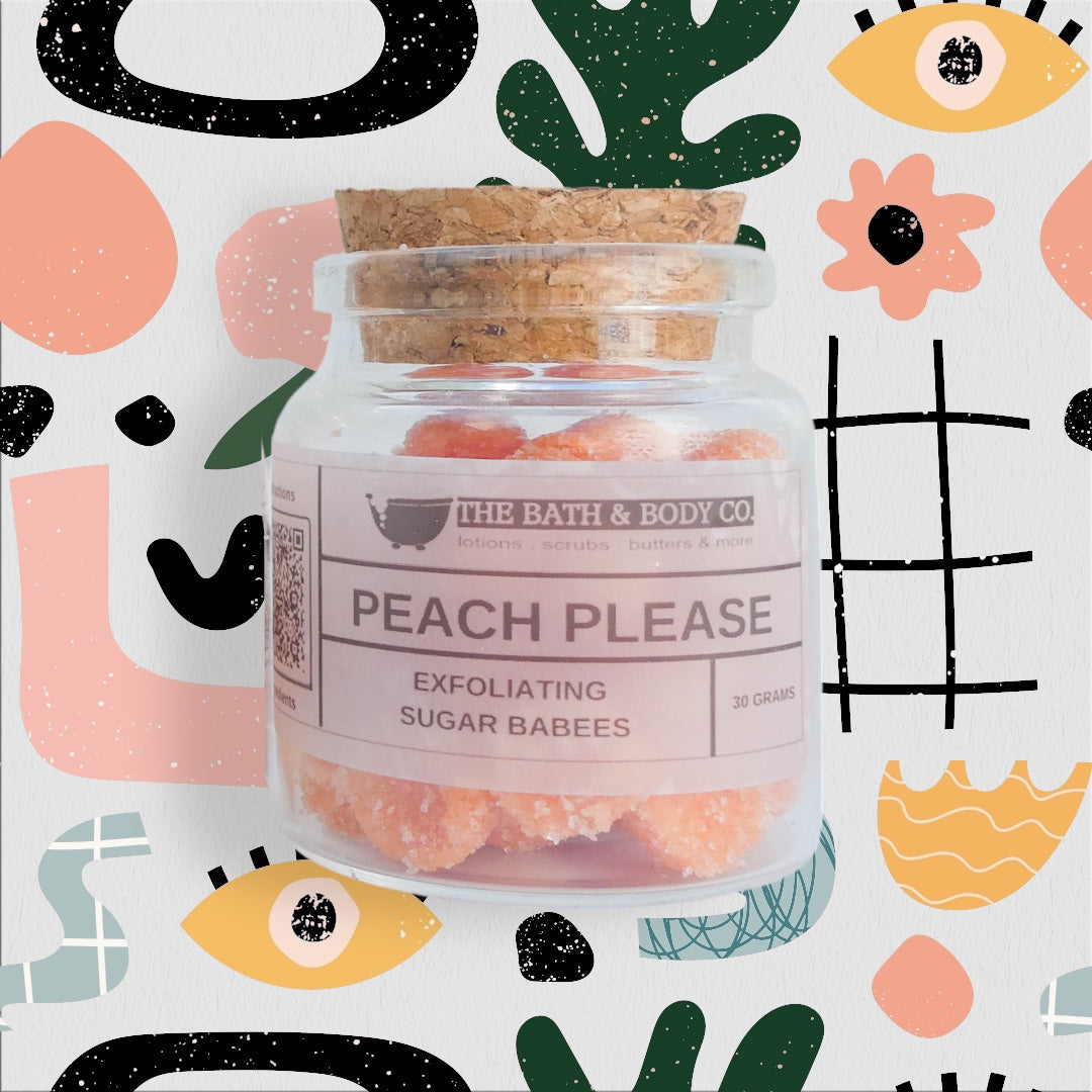 Peach Please Exfoliating Sugar Babees