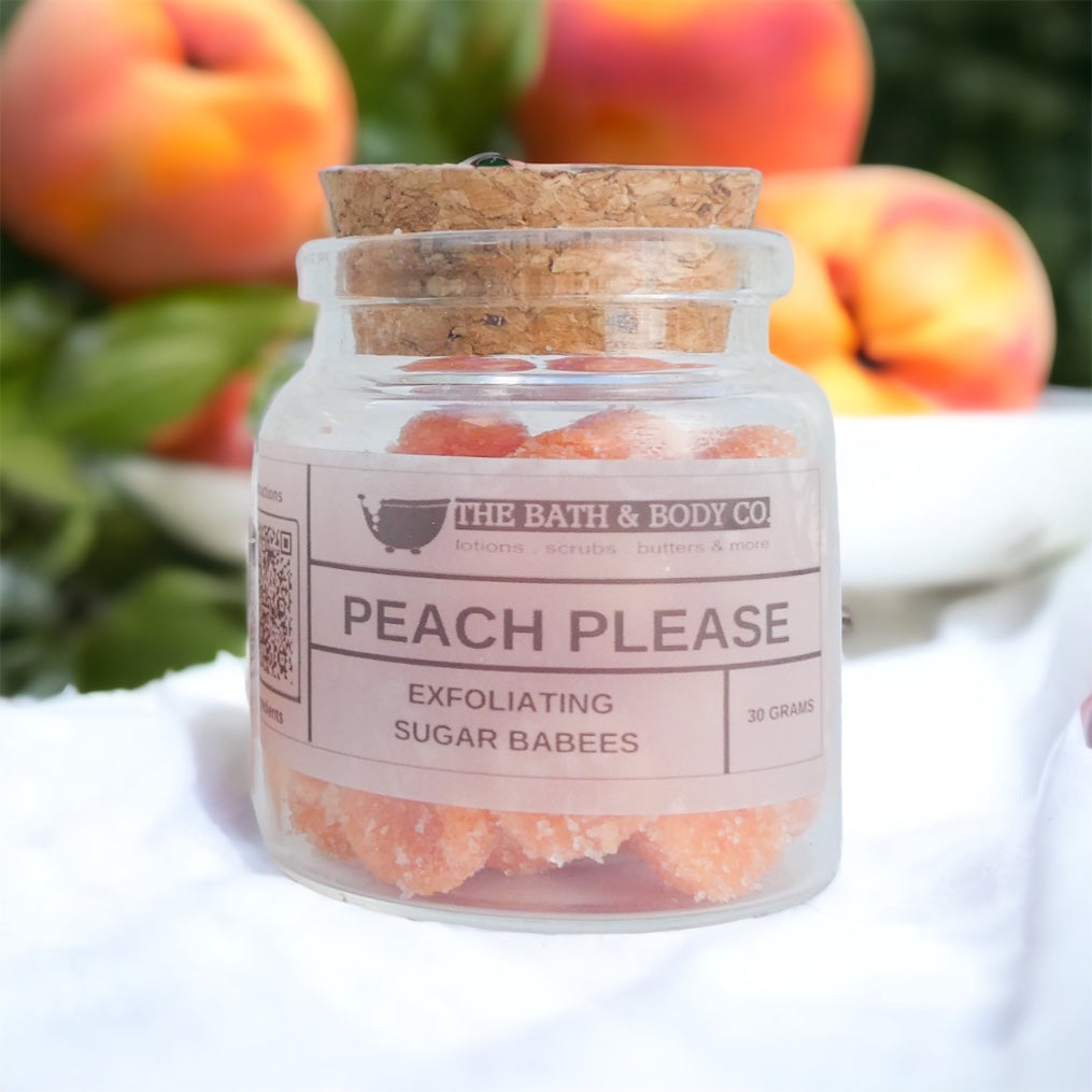 Peach Please Exfoliating Sugar Babees