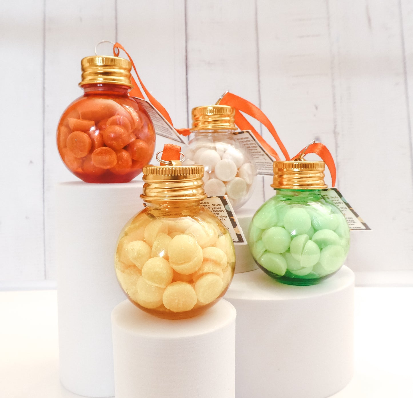 Body Butter Ornaments - individual lotion bead ornaments gifts