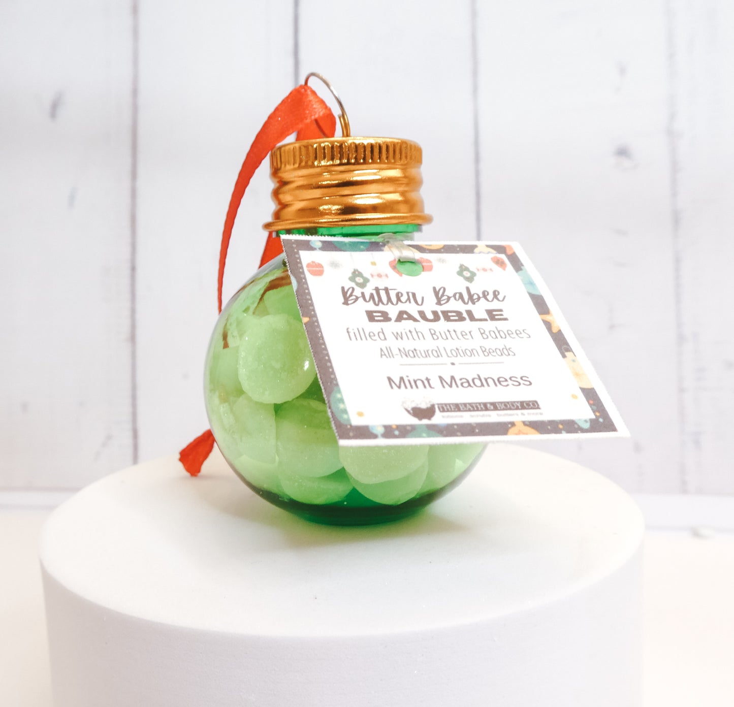 Body Butter Ornaments - individual lotion bead ornaments gifts