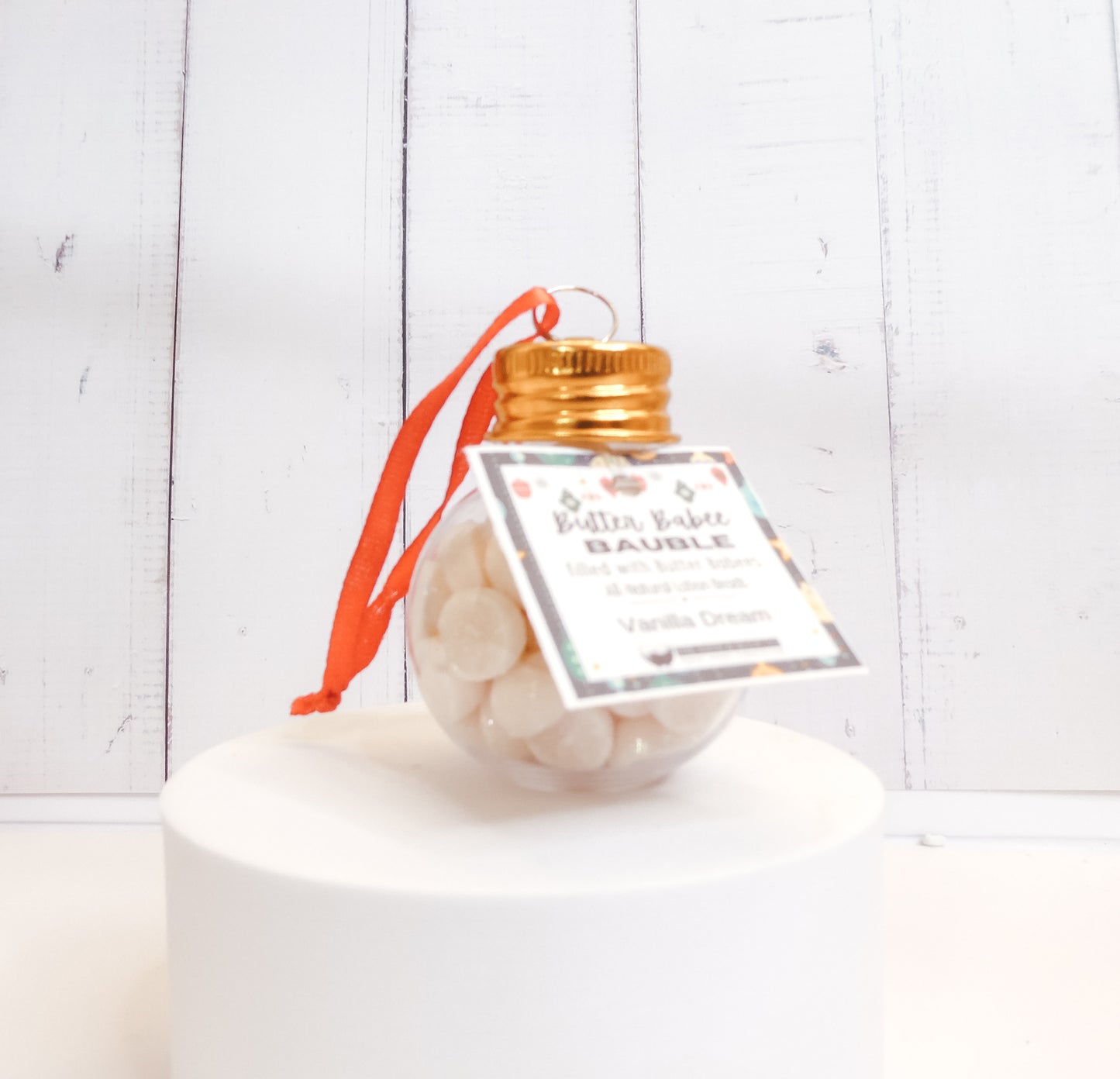 Body Butter Ornaments - individual lotion bead ornaments gifts