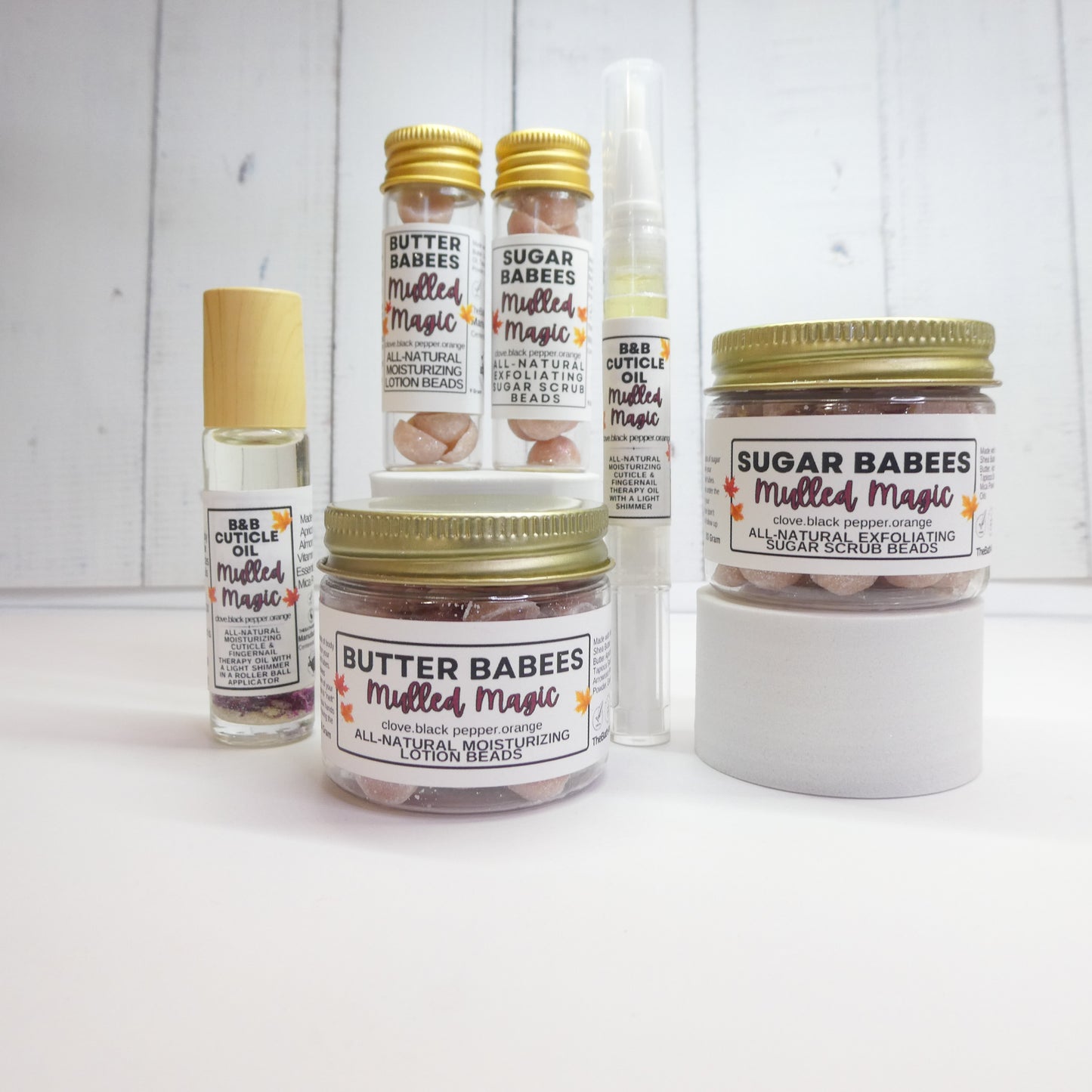 Mulled Magic Shea Butter handmade, all-natural moisturizing lotion beads