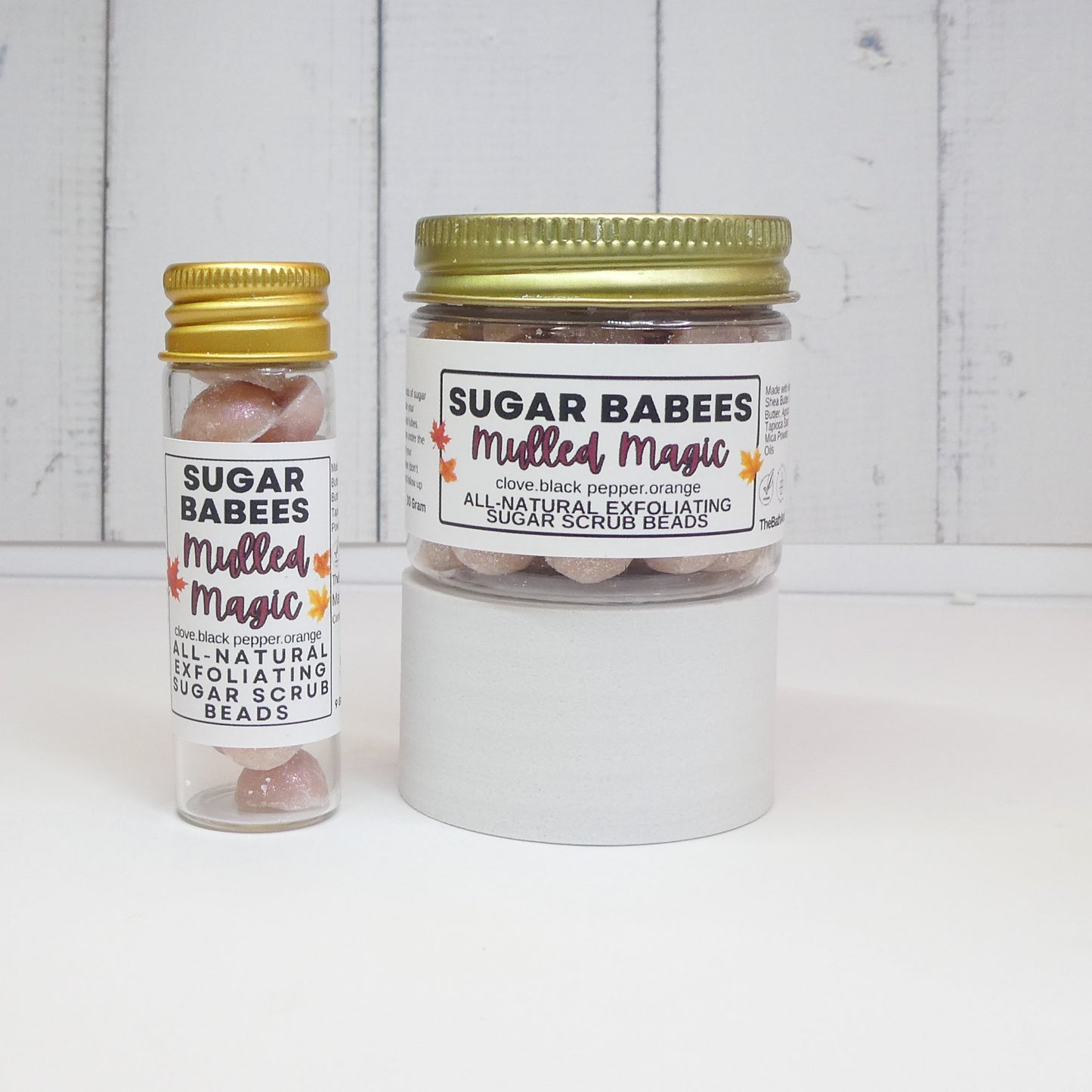 Mulled Magic Shea Butter handmade, all-natural moisturizing lotion beads