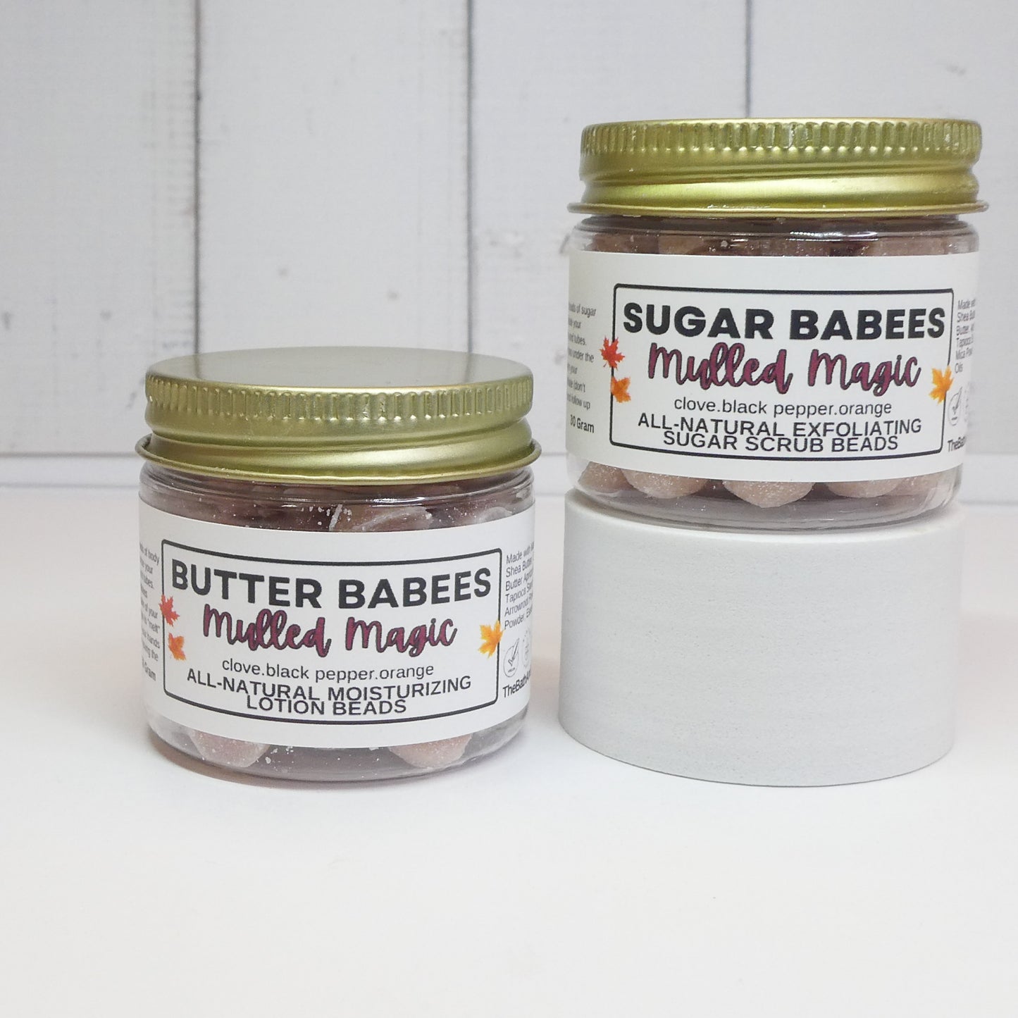 Mulled Magic Shea Butter handmade, all-natural moisturizing lotion beads