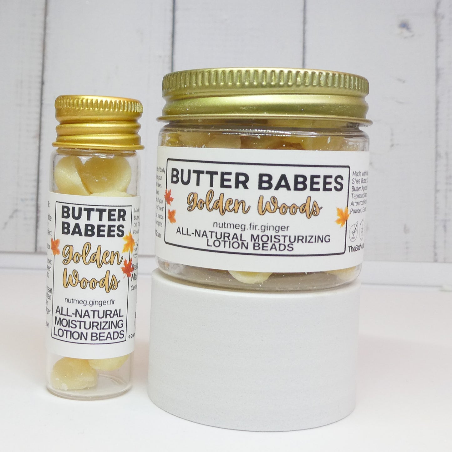 Golden Woods Exfoliating Sugar Scrub-handmade, all-natural exfoliating scrub beads