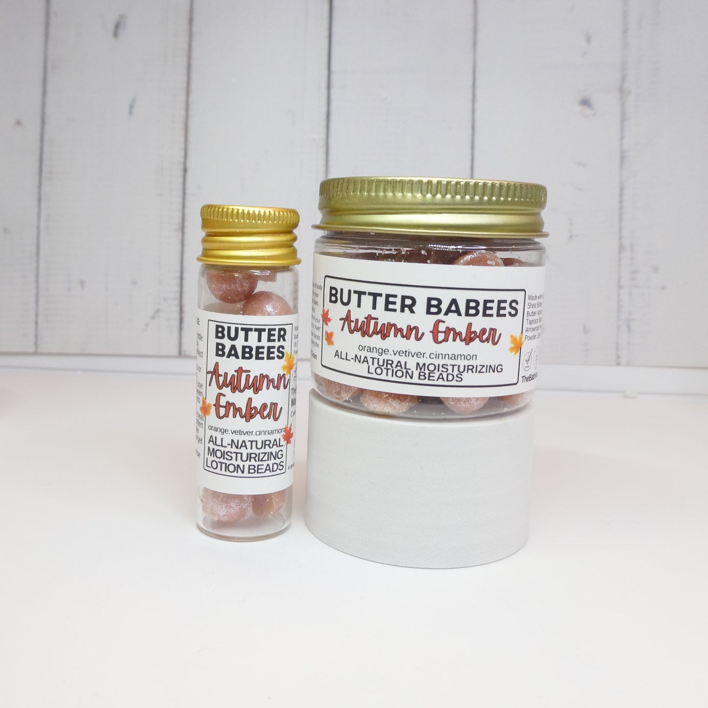Autumn Ember Exfoliating Sugar Scrub-handmade, all-natural exfoliating scrub beads