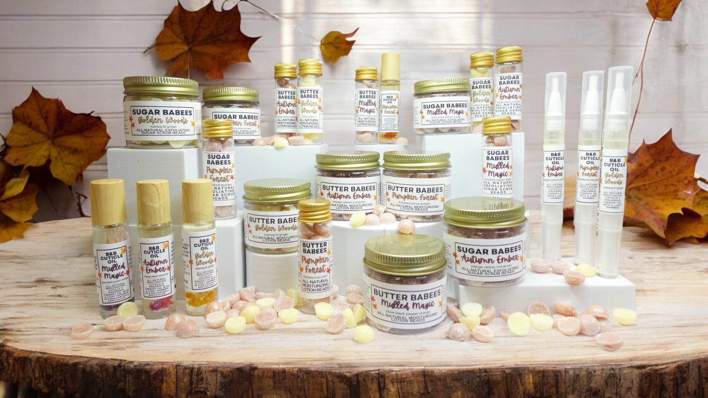 Golden Woods Shea Butter handmade, all-natural moisturizing lotion beads
