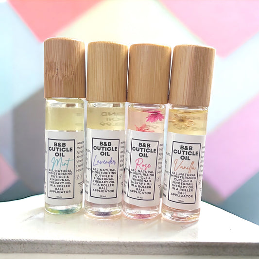 B&B All-Natural Cuticle Oil with Rollerball Applicator