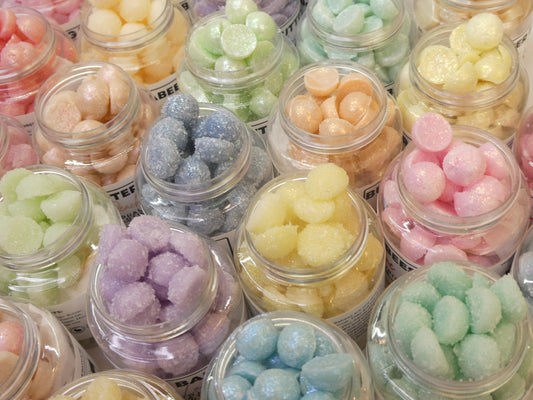 Vanilla Marshmallow Exfoliating Sugar Scrub-handmade, all-natural exfoliating scrub beads