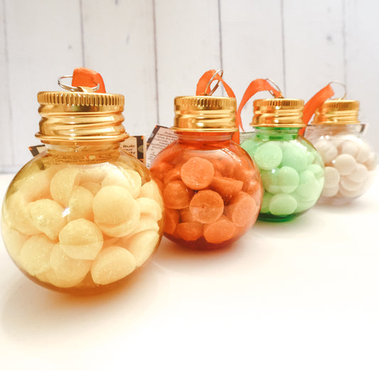 Body Butter Ornaments - individual lotion bead ornaments gifts