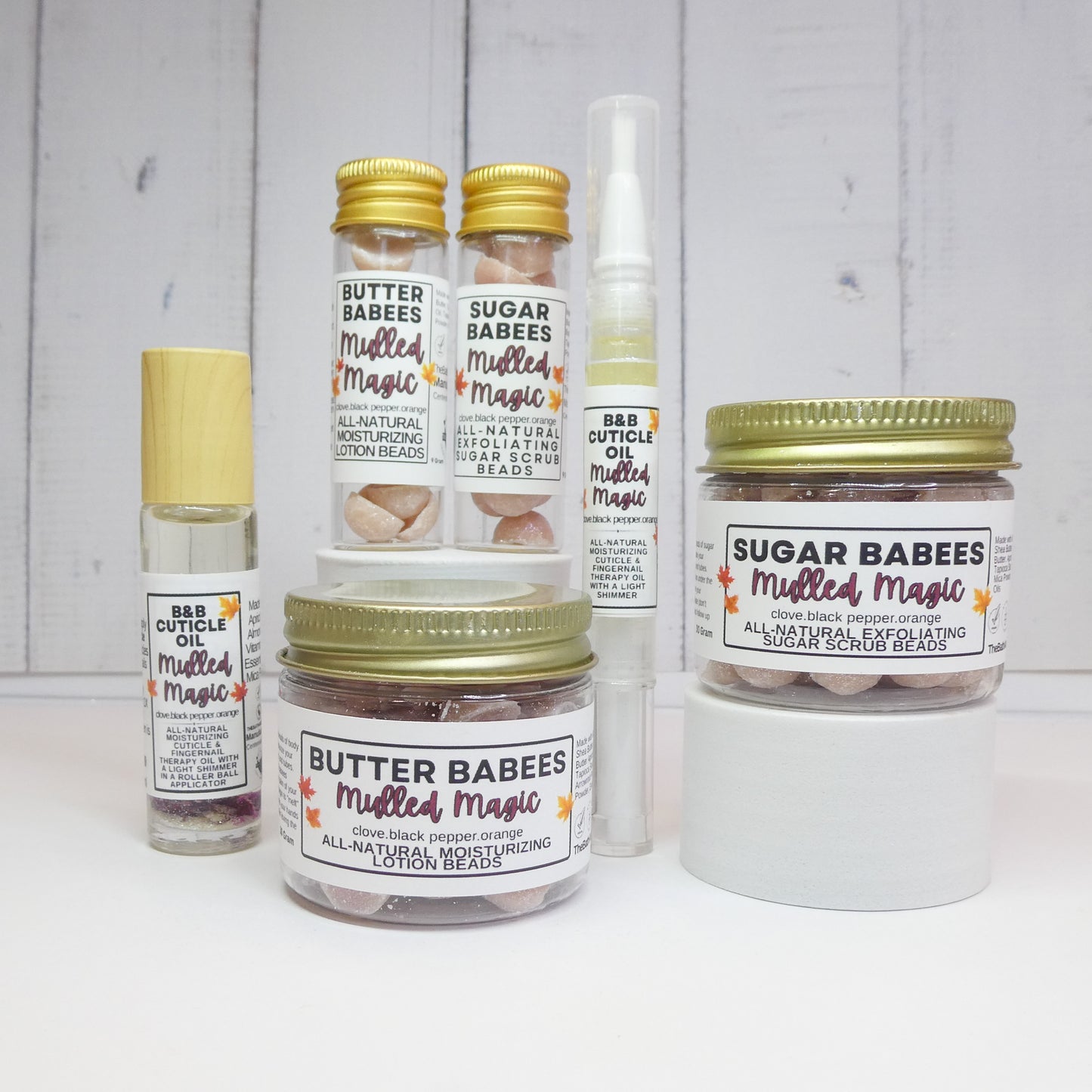 Mulled Magic Exfoliating Sugar Scrub-handmade, all-natural exfoliating scrub beads
