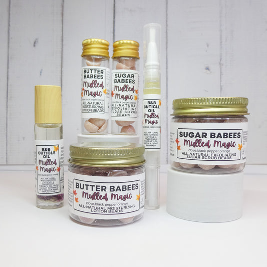 Mulled Magic Exfoliating Sugar Scrub-handmade, all-natural exfoliating scrub beads