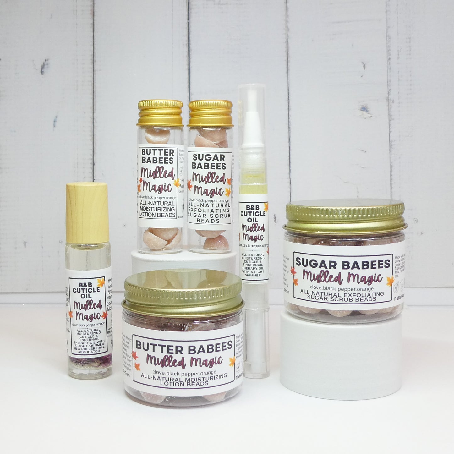 Mulled Magic Exfoliating Sugar Scrub-handmade, all-natural exfoliating scrub beads