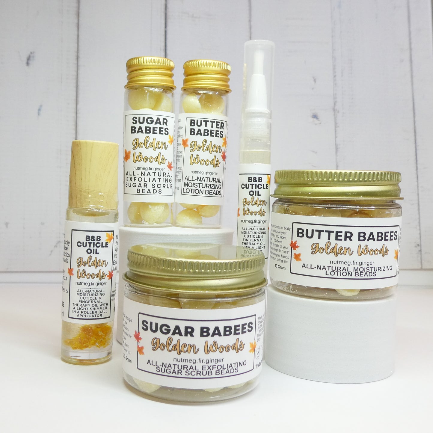 Golden Woods Shea Butter handmade, all-natural moisturizing lotion beads