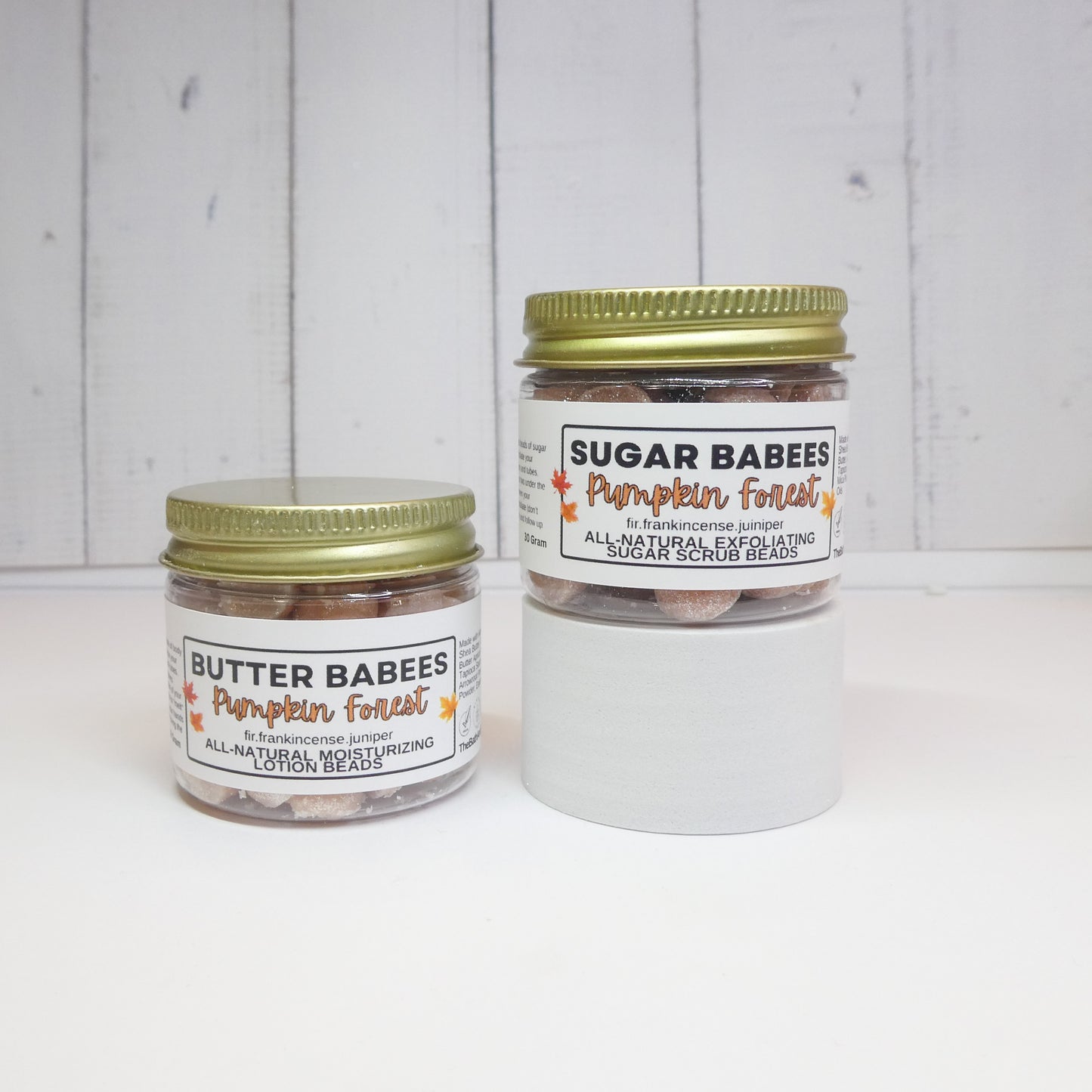 Pumpkin Forest Exfoliating Sugar Scrub-handmade, all-natural exfoliating scrub beads
